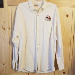 Vintage Longaberger Embroidered Button Down Shirt